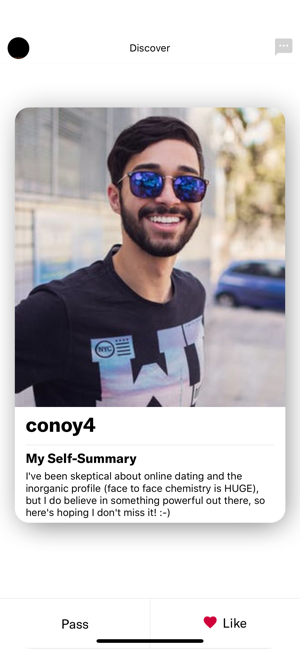 profile page